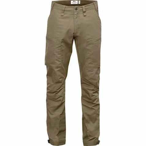 Fjallraven Men Abisko Hiking Pants Khaki PH229195 Philippines